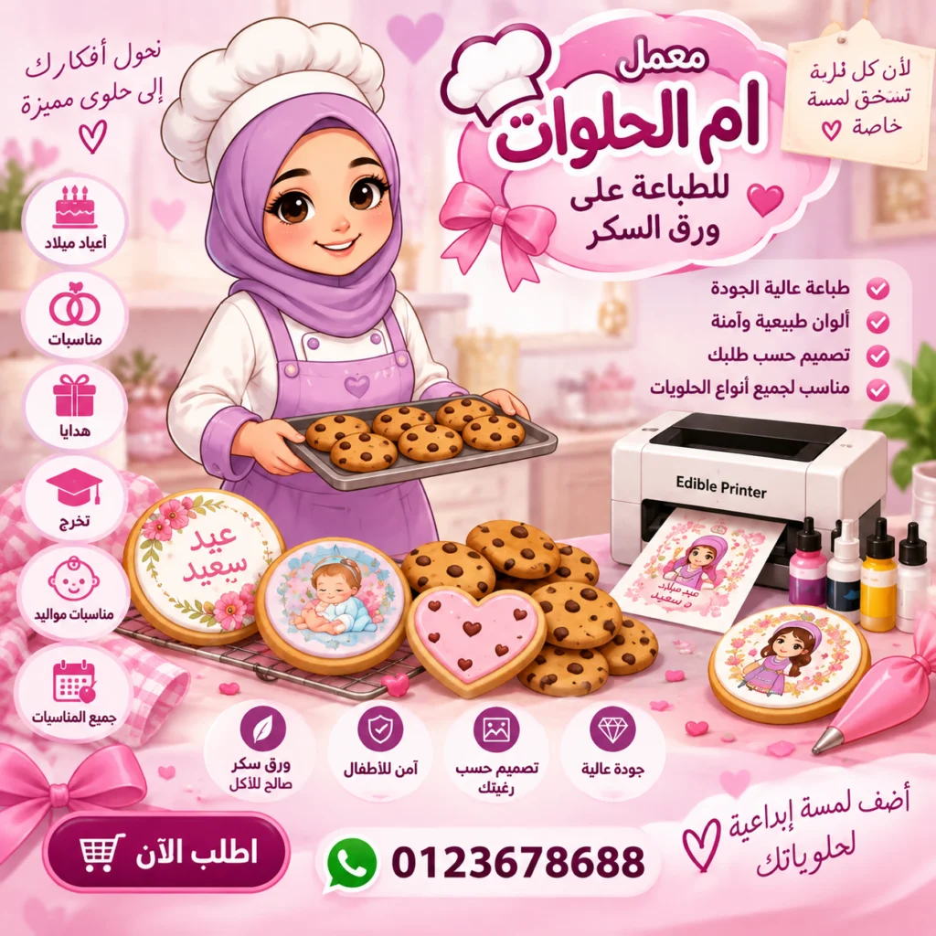تشكيلة من الحلويات والمعجنات بنكهات متنوعة